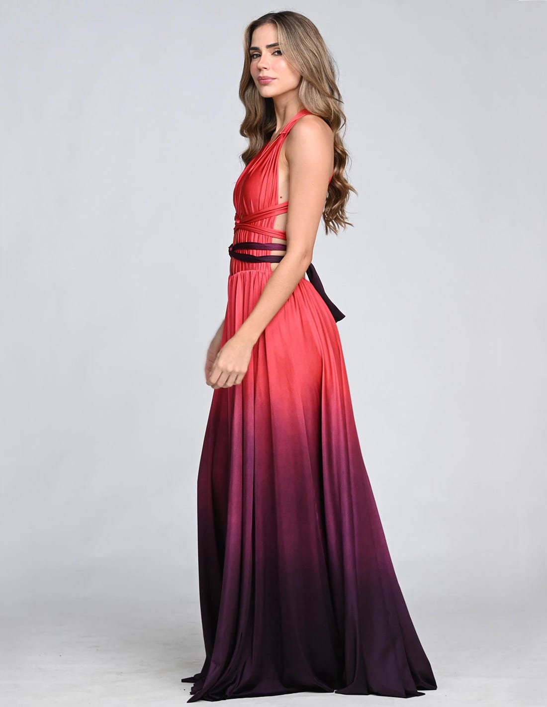 Vestido Plutón Wild Wine + Deep Purple - imagen 3