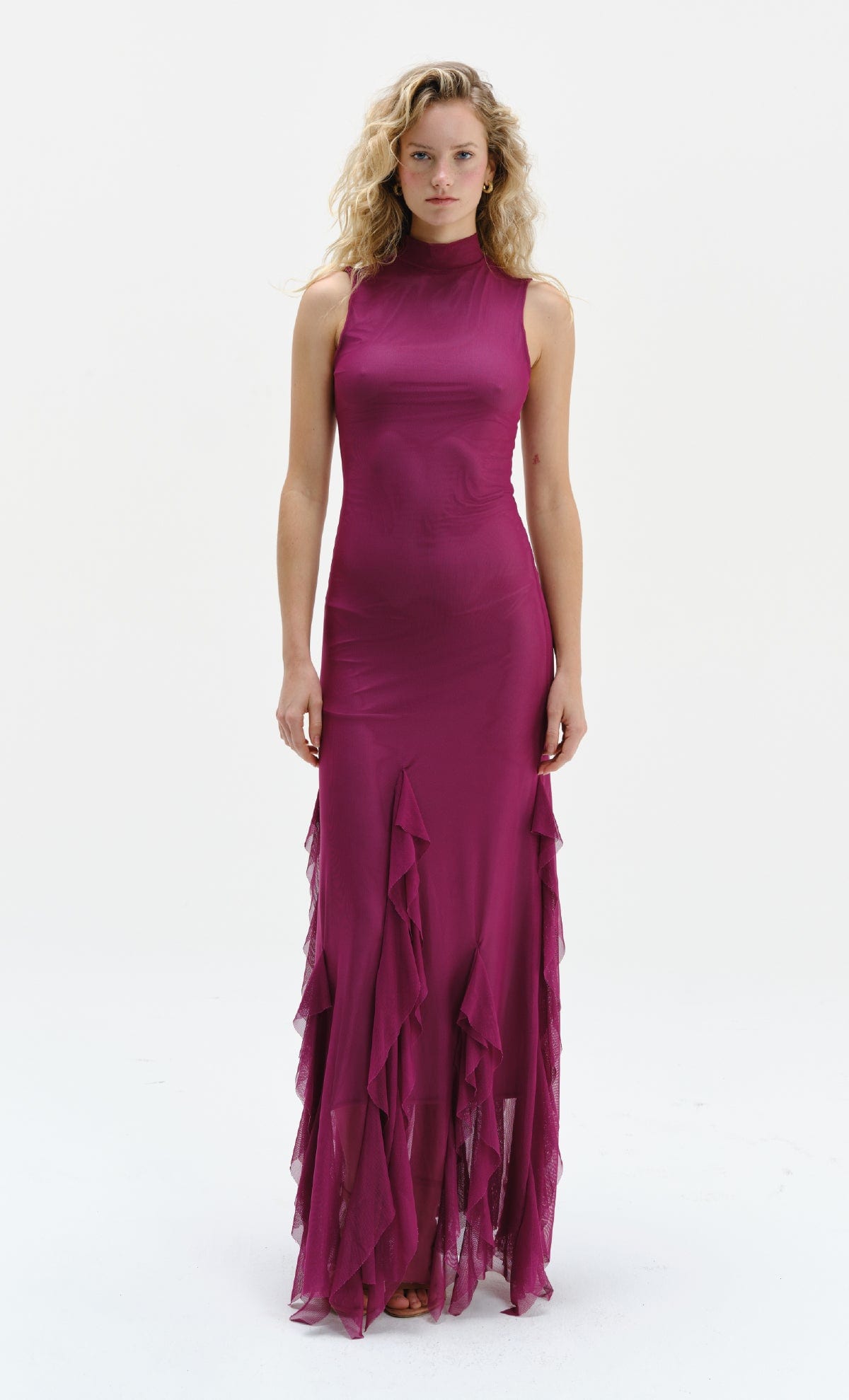 Vestido largo Aneta Mauve - imagen 2