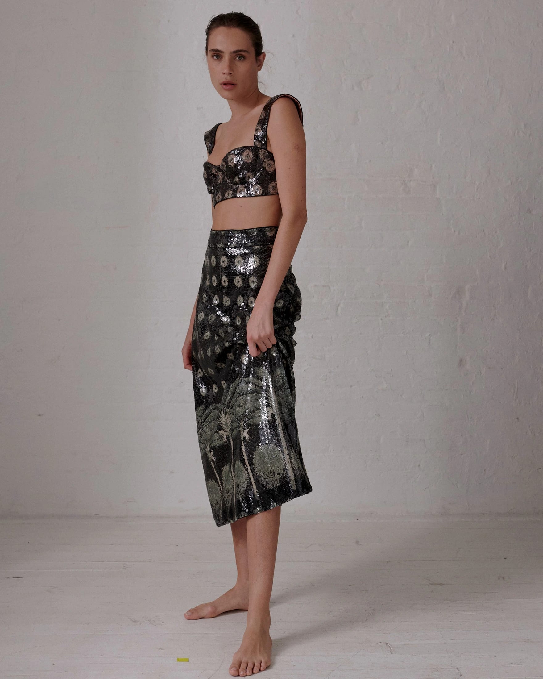Delirio Sequins Top / Green - imagen 3