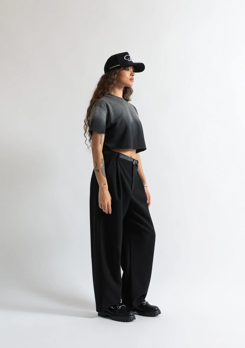 Monclair washed black Crop top - imagen 5