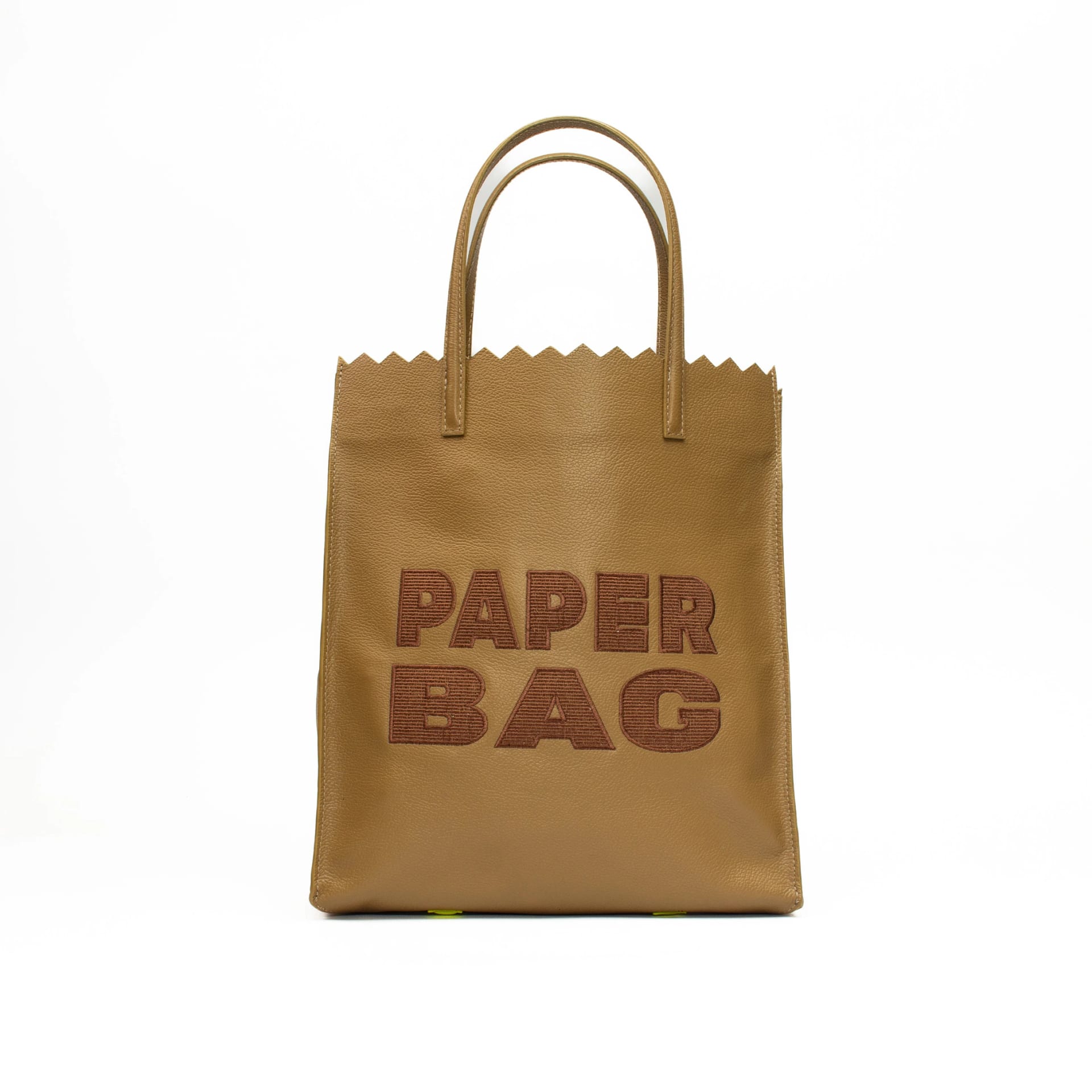 Paper Bag - Moss x Caramel - imagen 1