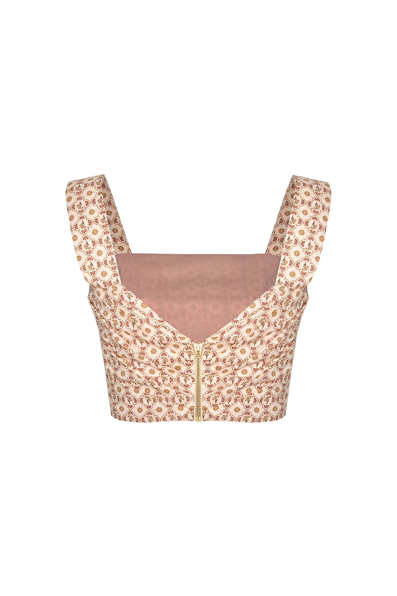 Marimba Cotton Bio Top / Beige May Flower - imagen 3