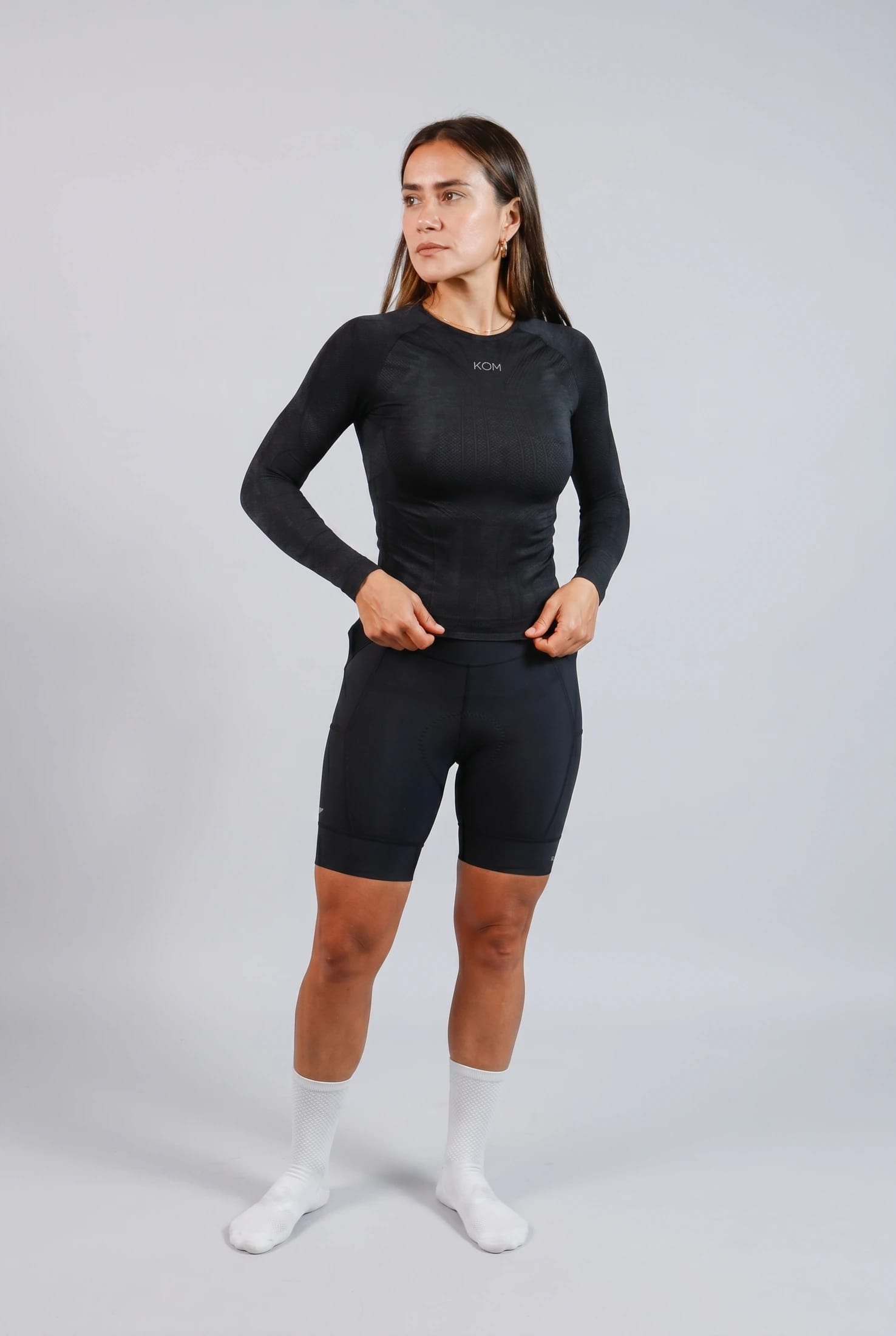 Camisilla interior manga larga baselayer ciclismo & running - imagen 1