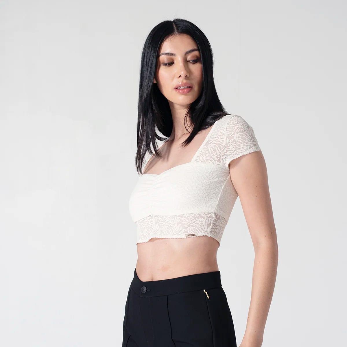 Blusa Crop Slim Gaby - imagen 4