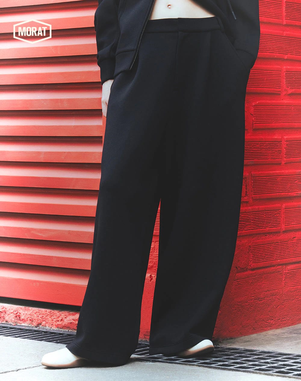 Pantalón oversize negro unisex GEF | MORAT - imagen 4