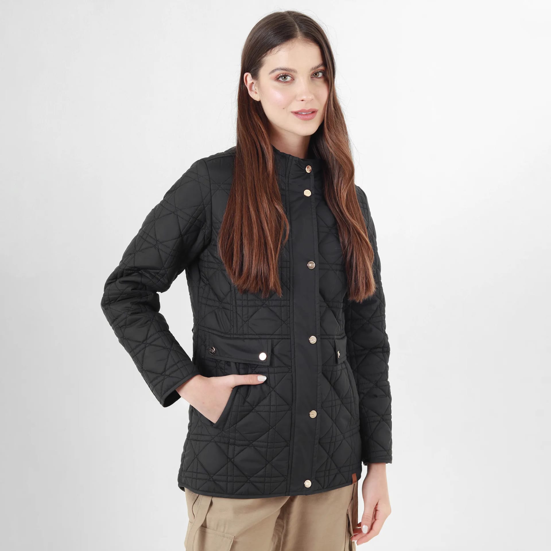 Chaqueta Cuello Alto Manga Larga - imagen 2