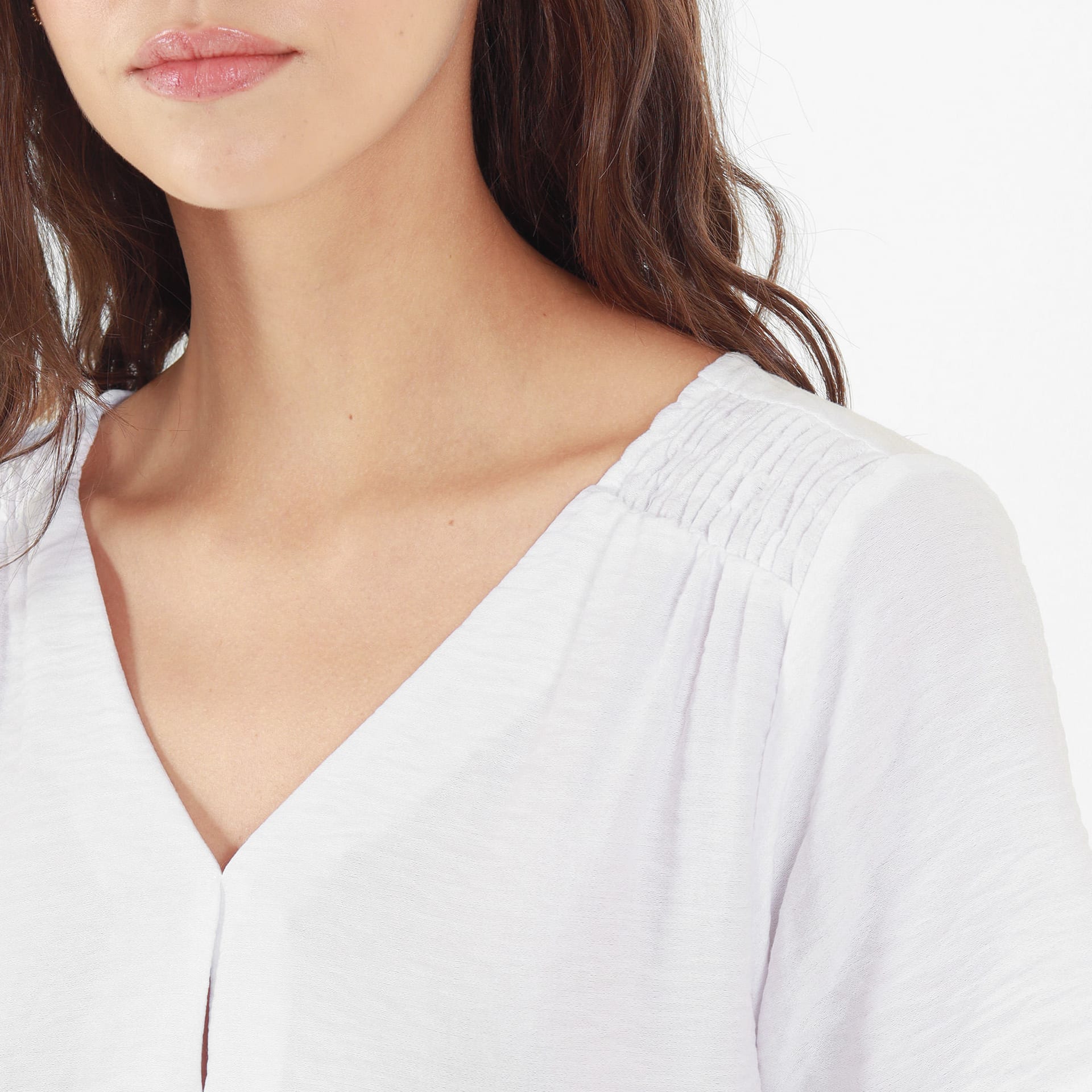 Blusa Cuello V Manga Corta - imagen 9