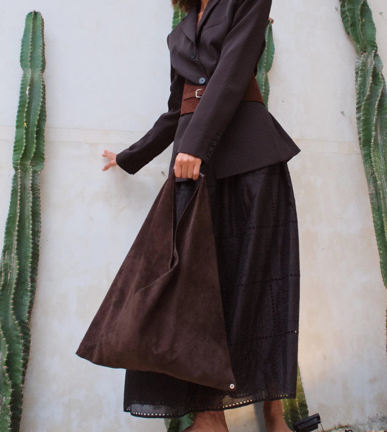 "THE MEMORY" SUEDE TOTE - imagen 3