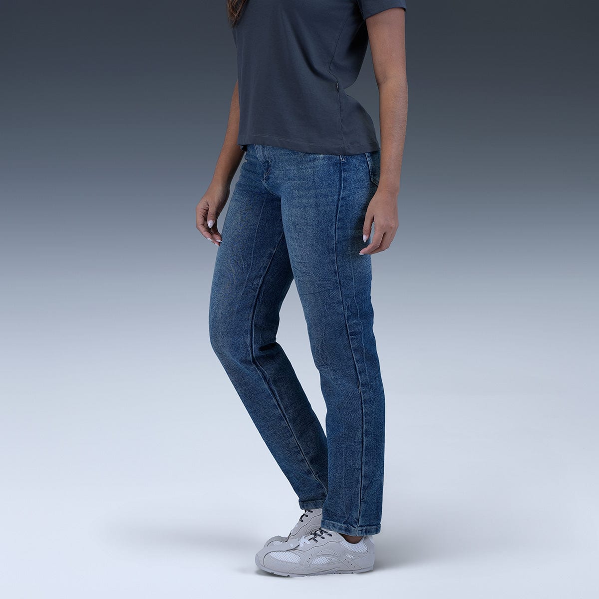 Jeans Slim Azul Mujer - imagen 3