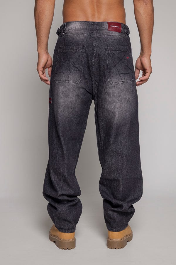 Baggy Remainder Stone-Negro - imagen 5