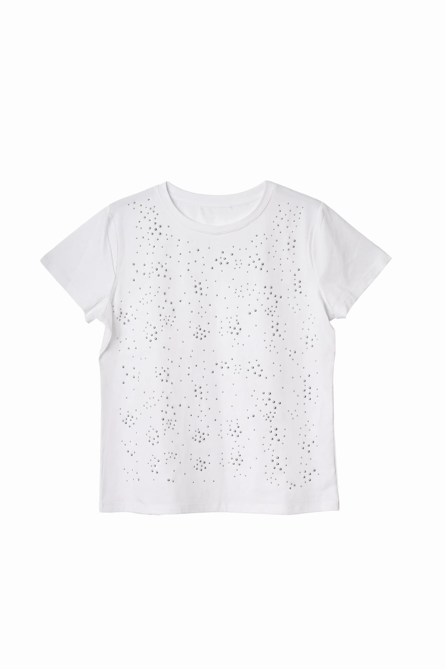 WHITE STUD T-SHIRT - imagen 1