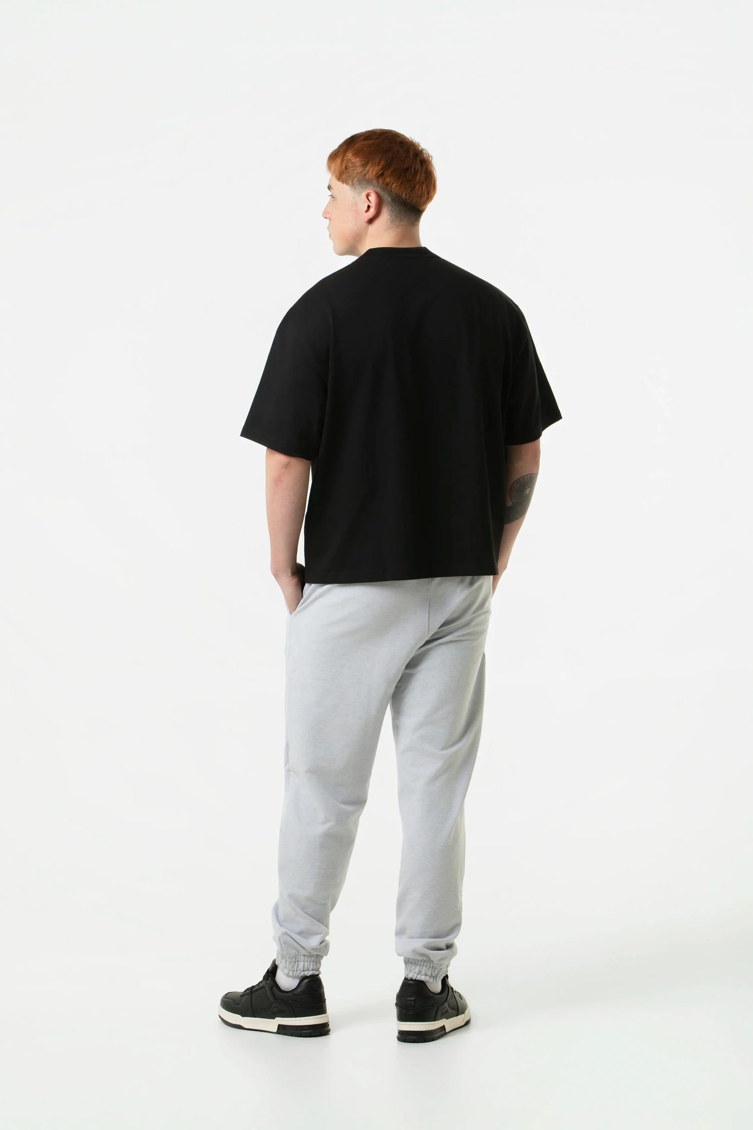 PANTALON JOGG COLOR GRIS JASPE CLARO - imagen 6