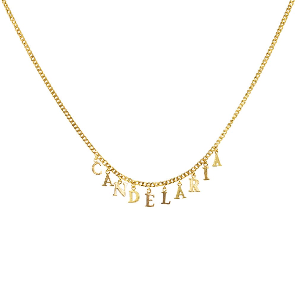 PreOrder Cadena 10 Letras Gold - imagen 1