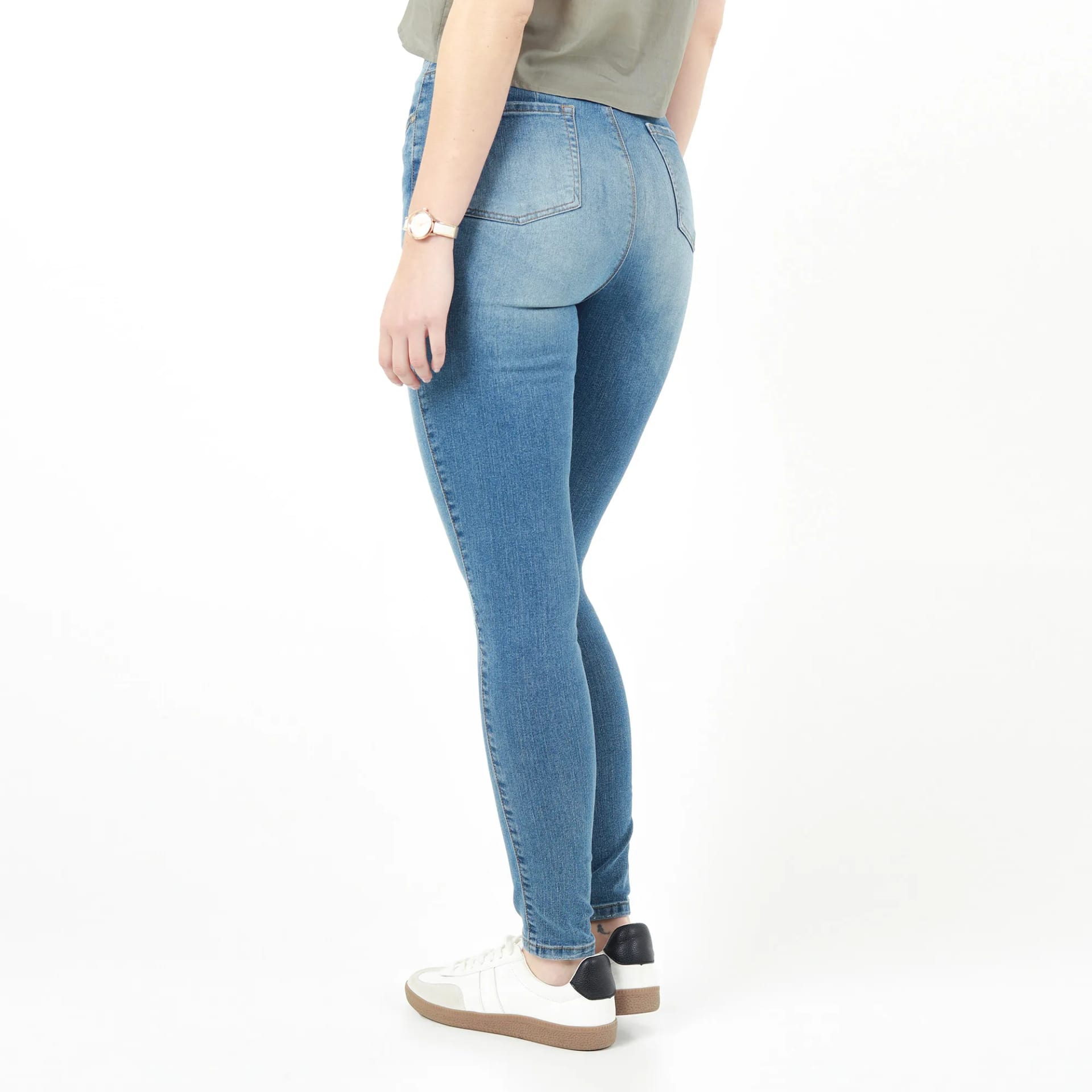 Jean Ilussion Tiro Medio Bota Skinny - imagen 4