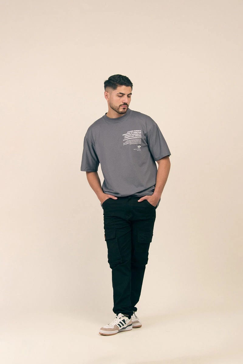 OVERSIZE 200GR GRIS GOLDEN SUNSETS - imagen 4