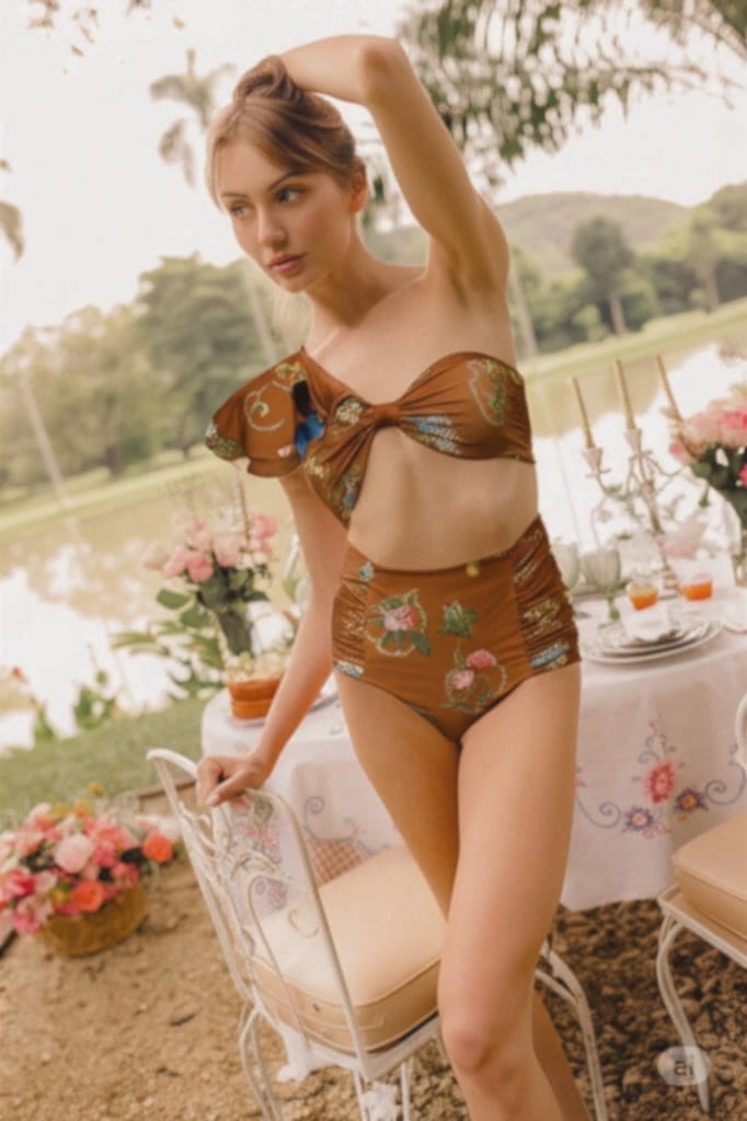 Deep Tea Marquise Bikini Top - imagen 2