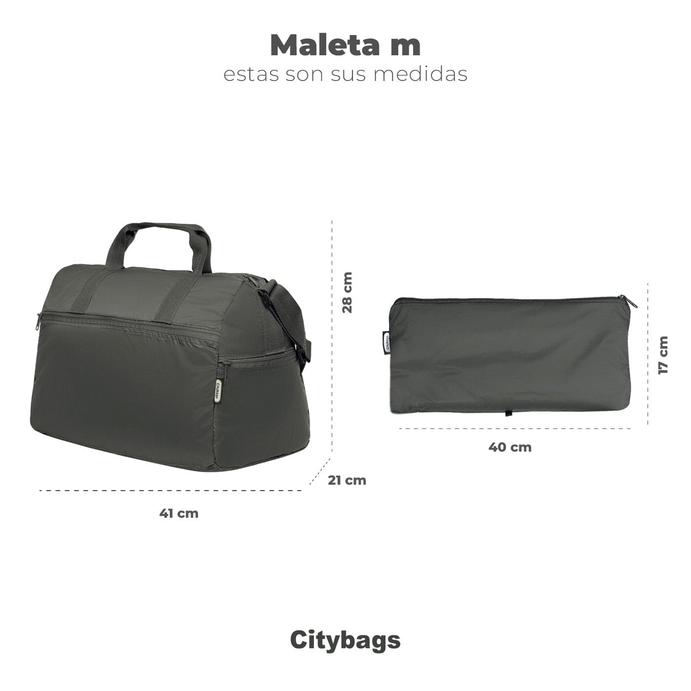 Maleta M ULTRA Plegable Estampado Salpicon Citybags - imagen 5