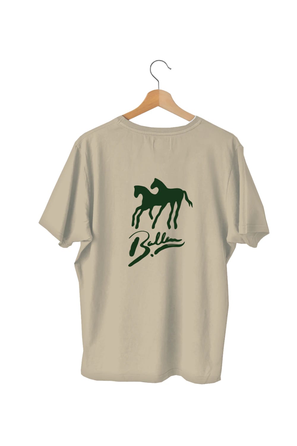 BALLEN HORSES SHIRT - BEIGE - imagen 1