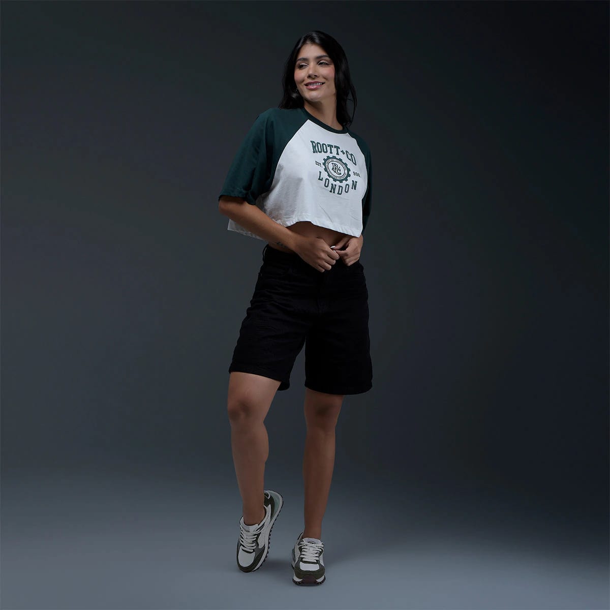Camiseta Oversize Blanca Verde - imagen 4
