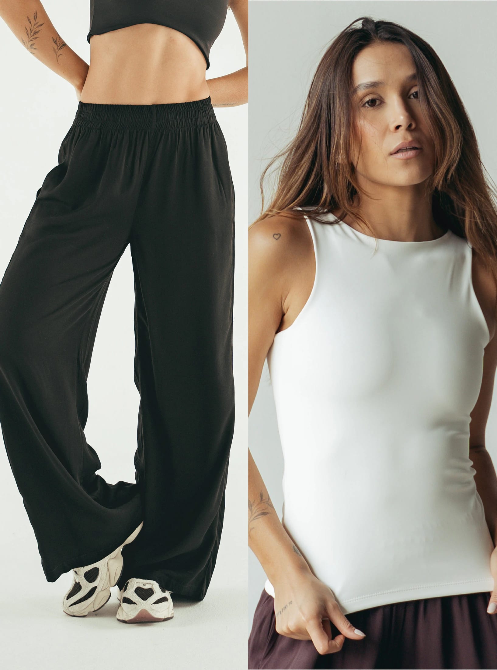 Pack Palazzo Black + Tank Top - imagen 1