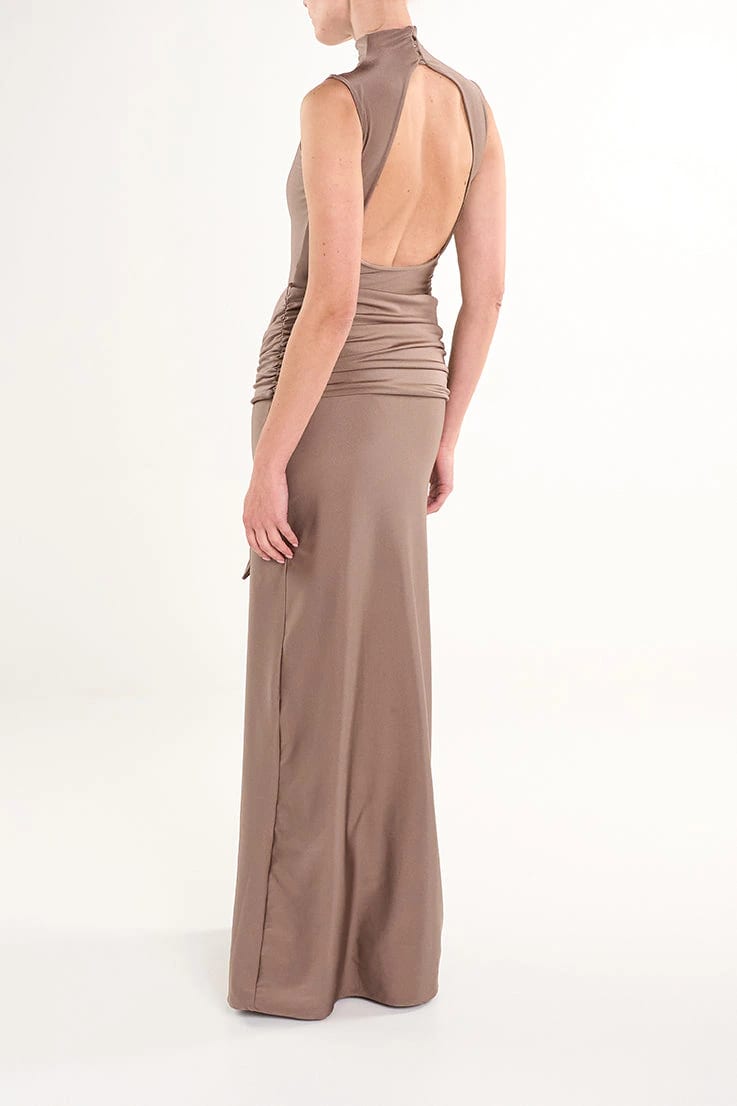 SEPPIA ASIL LONG DRESS - imagen 2