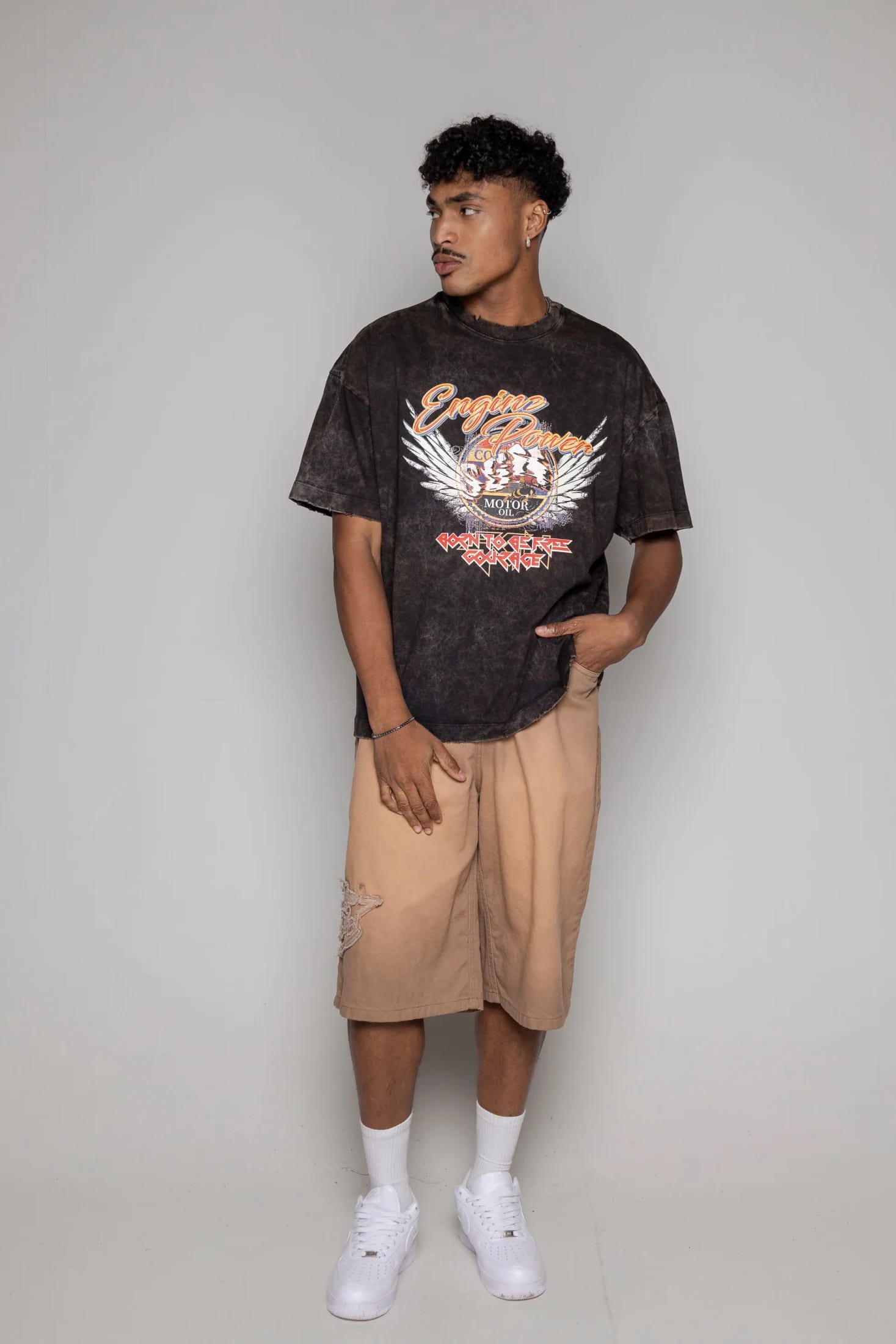 Oversized Courage Aguila-Negra/Stone - imagen 9