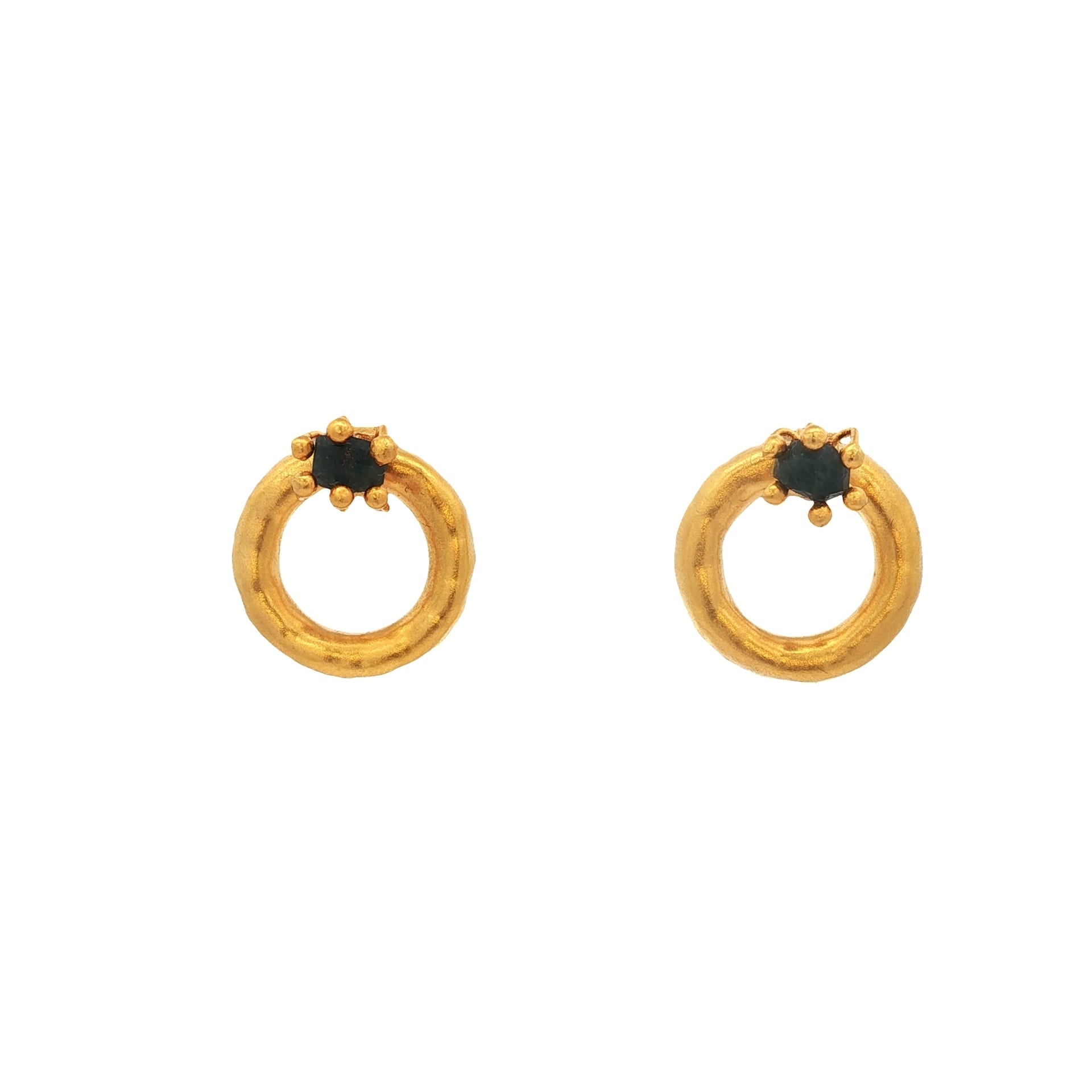 Donut Stone Earrings - imagen 3