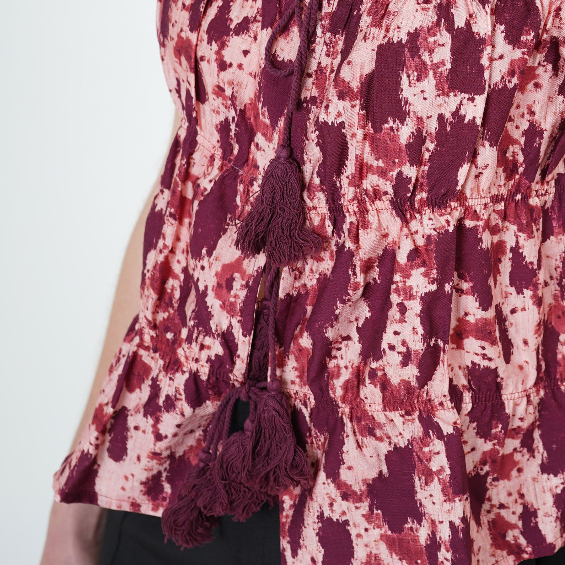 Blusa Cuello V Manga Sisa - imagen 6