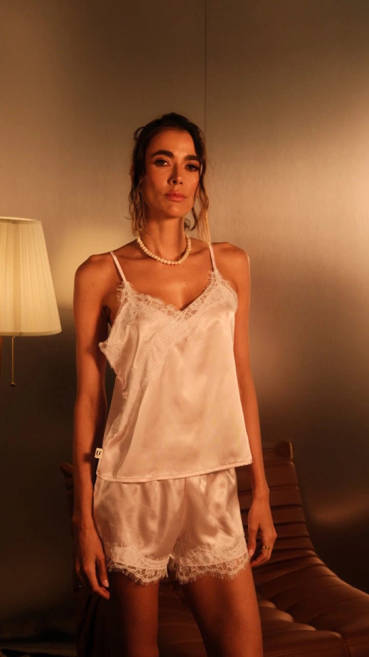 Set Short Florencia Rosa Champagne - imagen 3