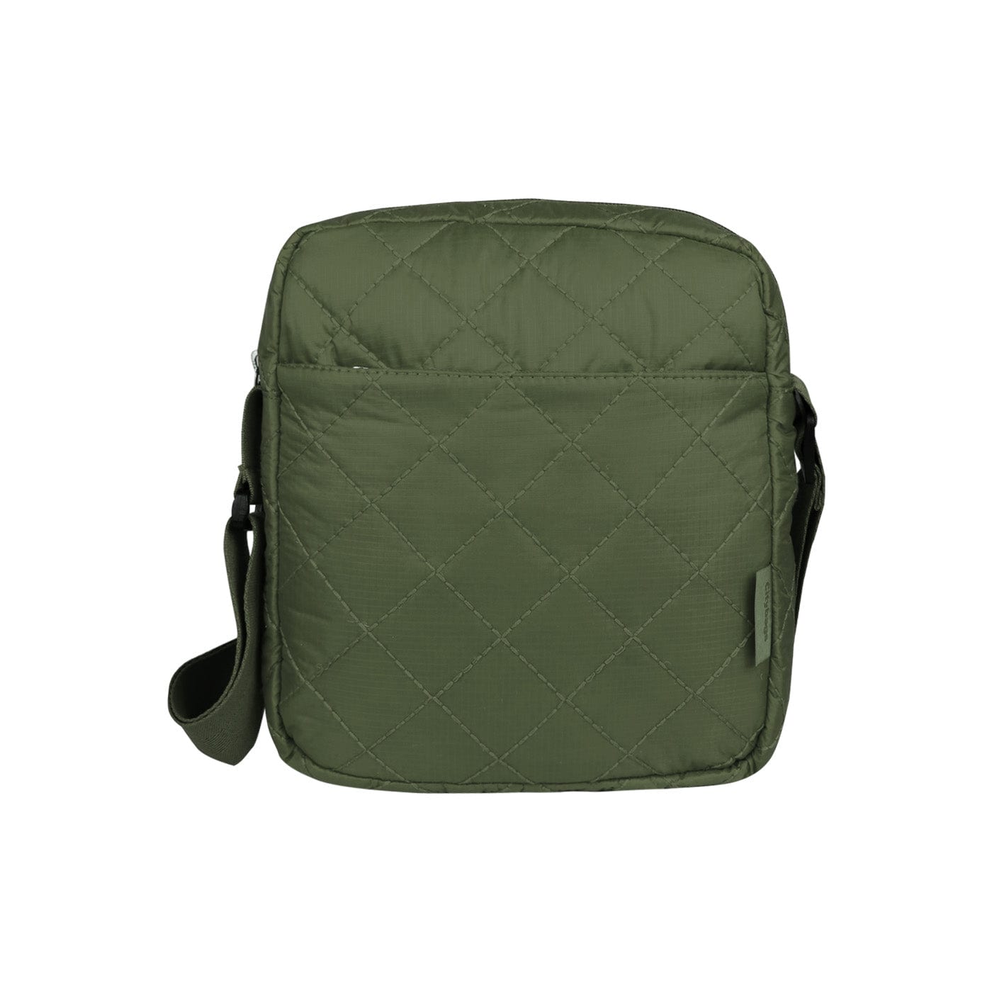 Bolso Manos Libres Viajero puffer Verde Militar - imagen 1