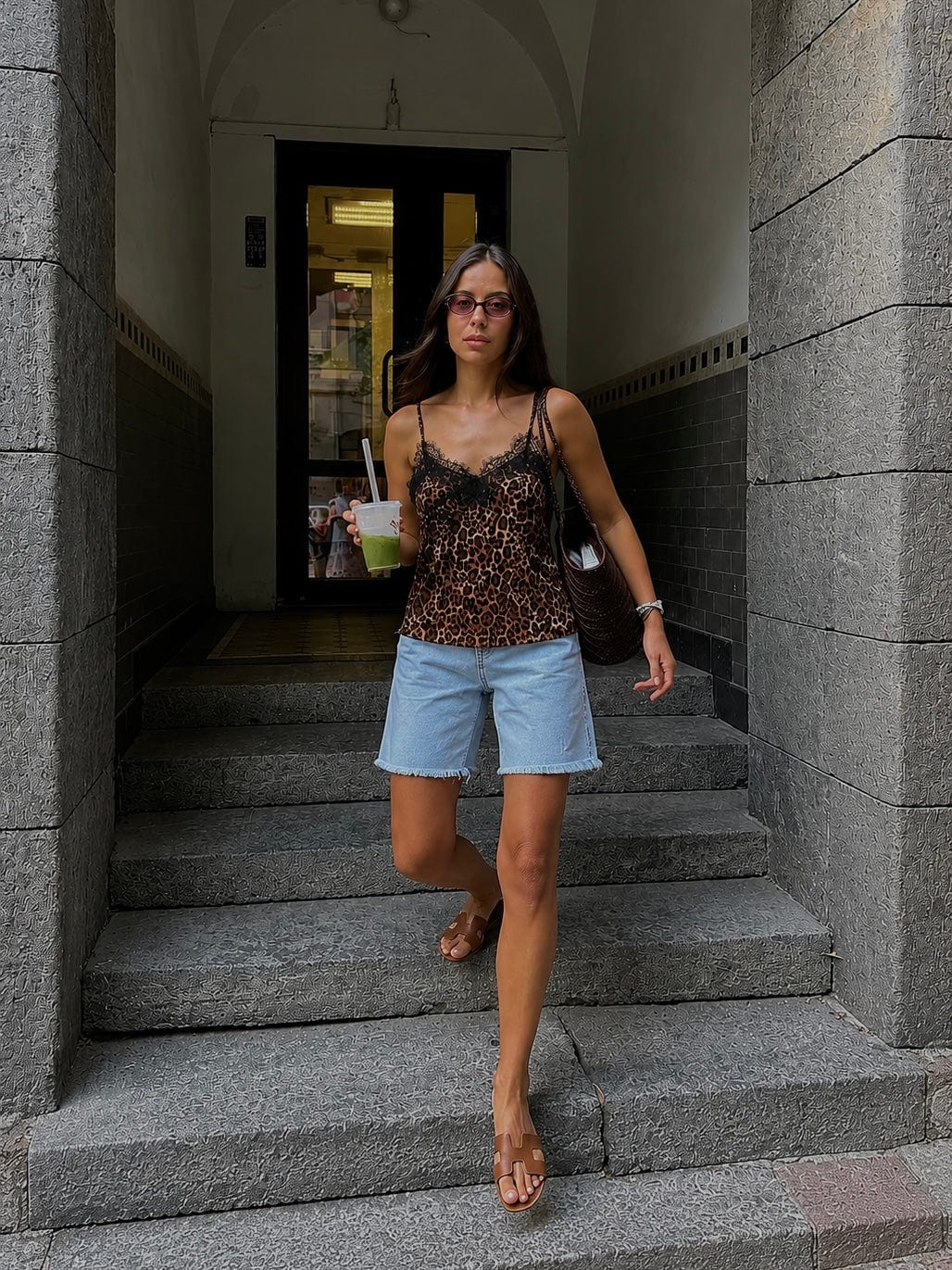 Set Short Florencia Classic Leopard - imagen 8