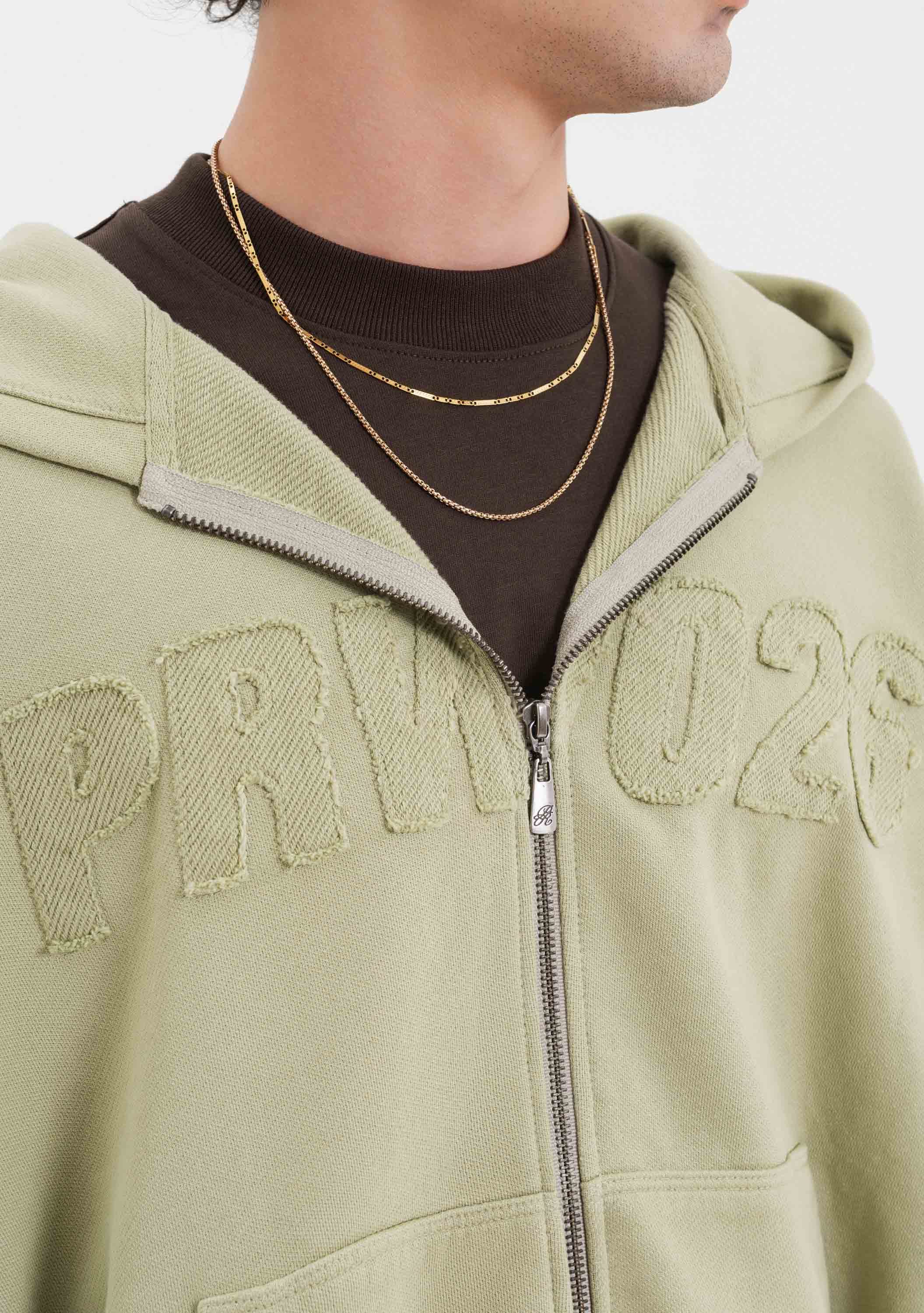 Across The Lines Green Zip Hoodie - imagen 6