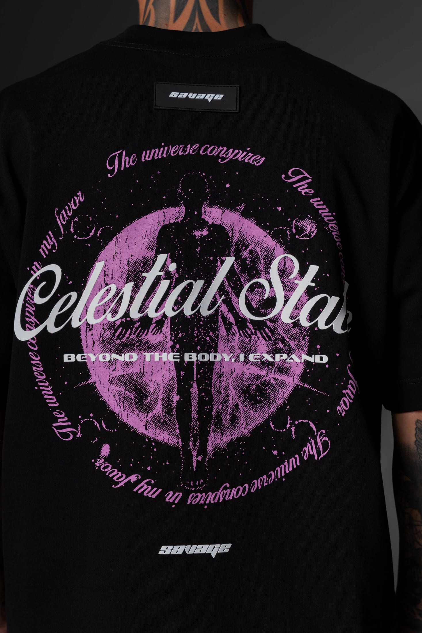 T shirt Celestial rosa 250 gramos - imagen 6