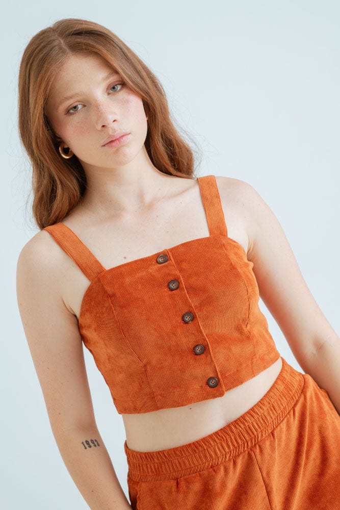 Crop Top Corduroy - imagen 1