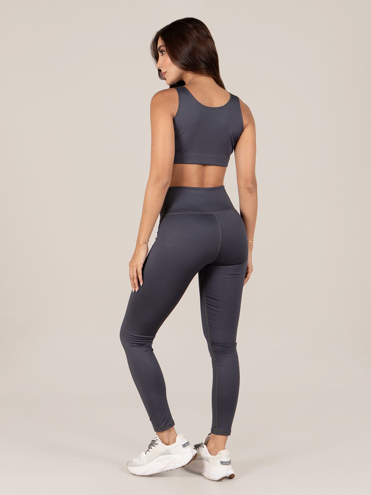 Gris Oscuro Leggins Set - imagen 2