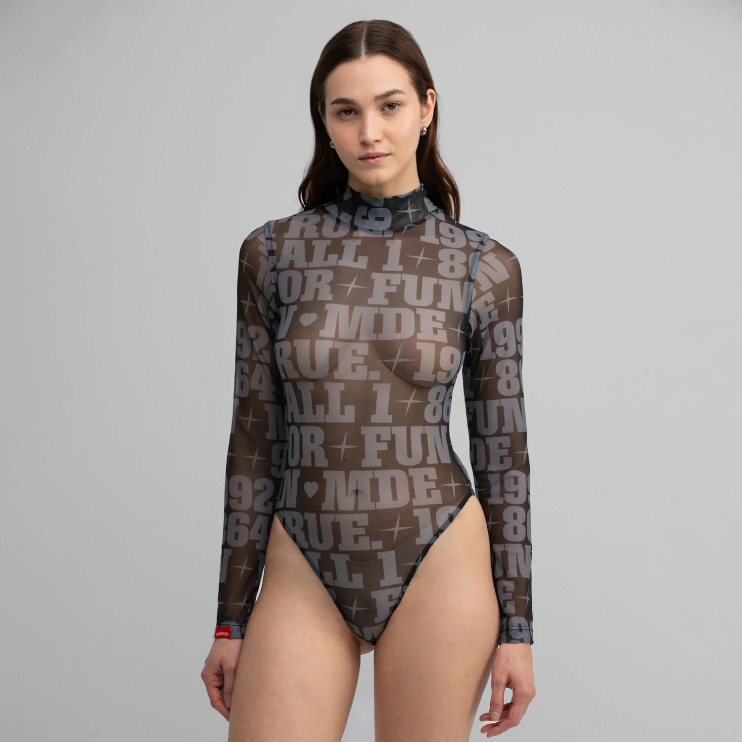 True X Smirnoff Mesh Bodysuit - Black - imagen 8