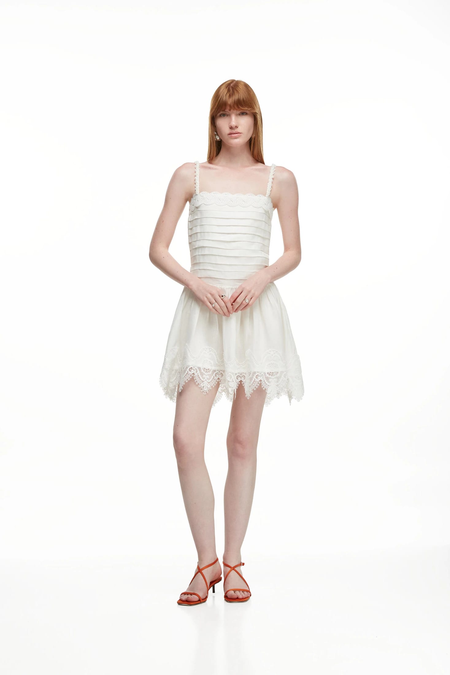 CLARA MINI DRESS WHITE - imagen 1