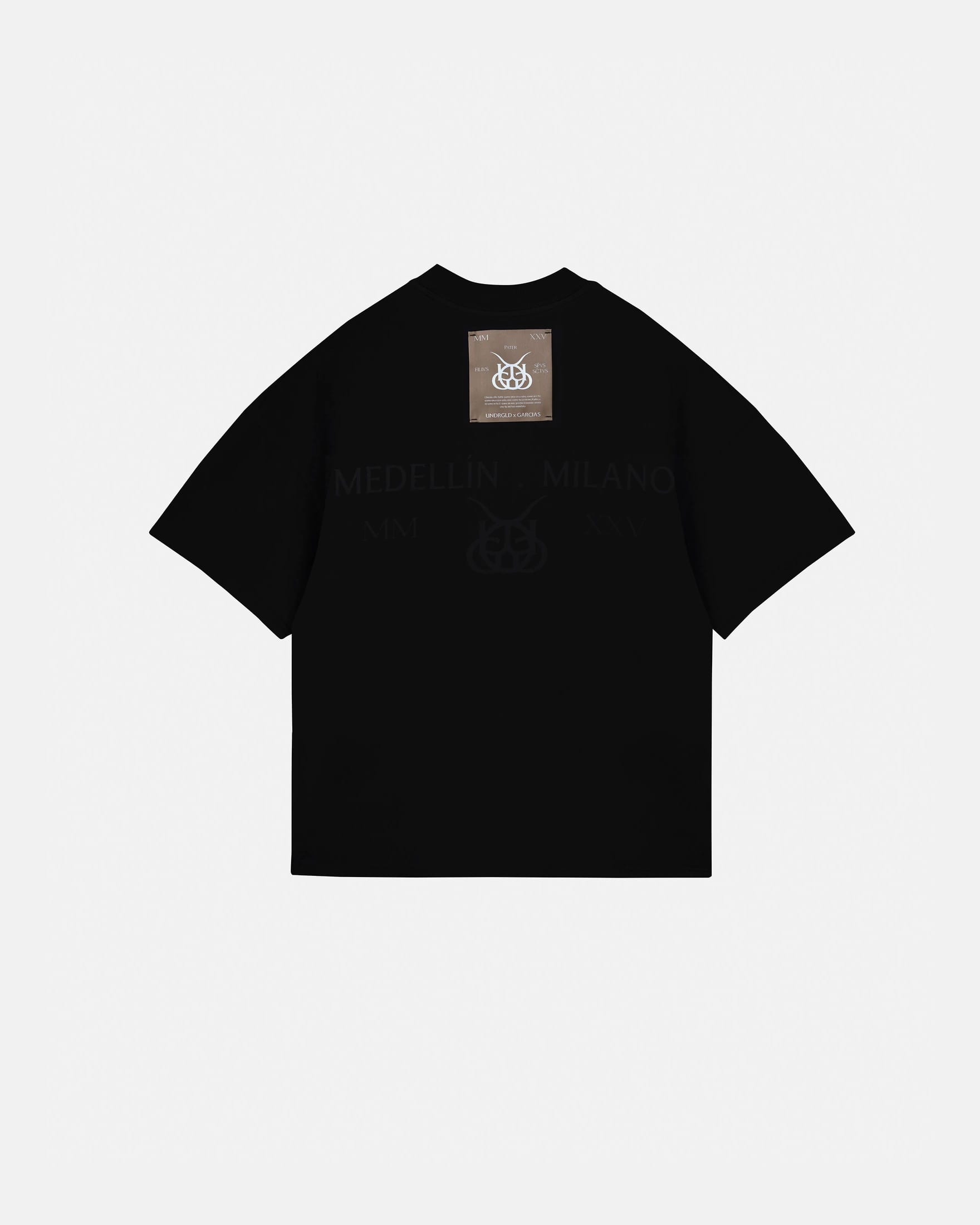 Santa Unión Basic Boxy Fit Tshirt Black - imagen 1
