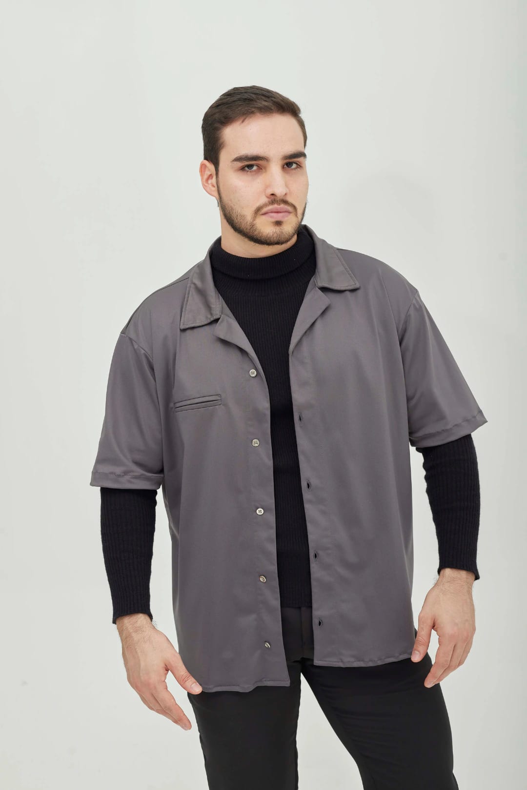 Camisa Hollywood Gris - imagen 4