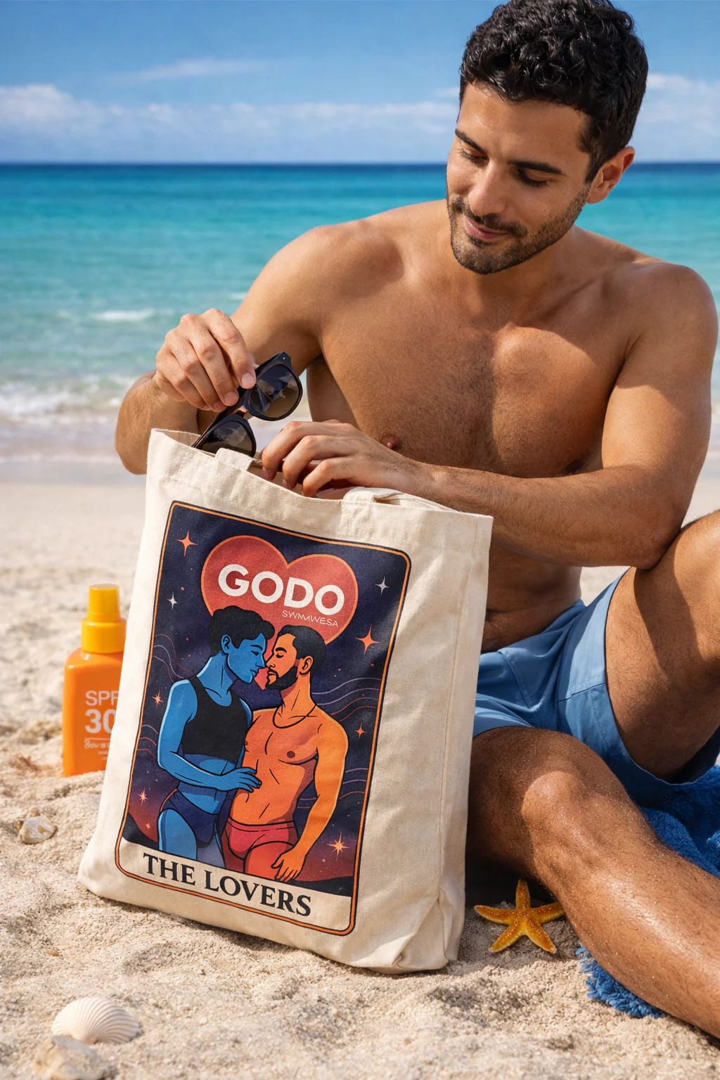 Tote Bag - Lovers - imagen 1