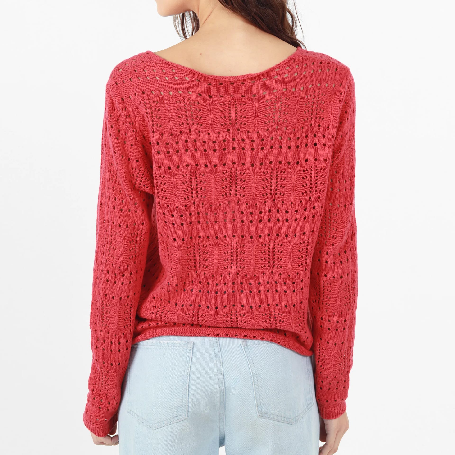 Sweater Cuello V Manga Larga - imagen 2
