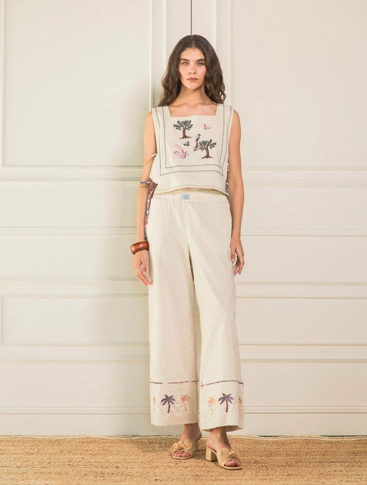 PANTALÓN GREENHOUSE IVORY - imagen 1
