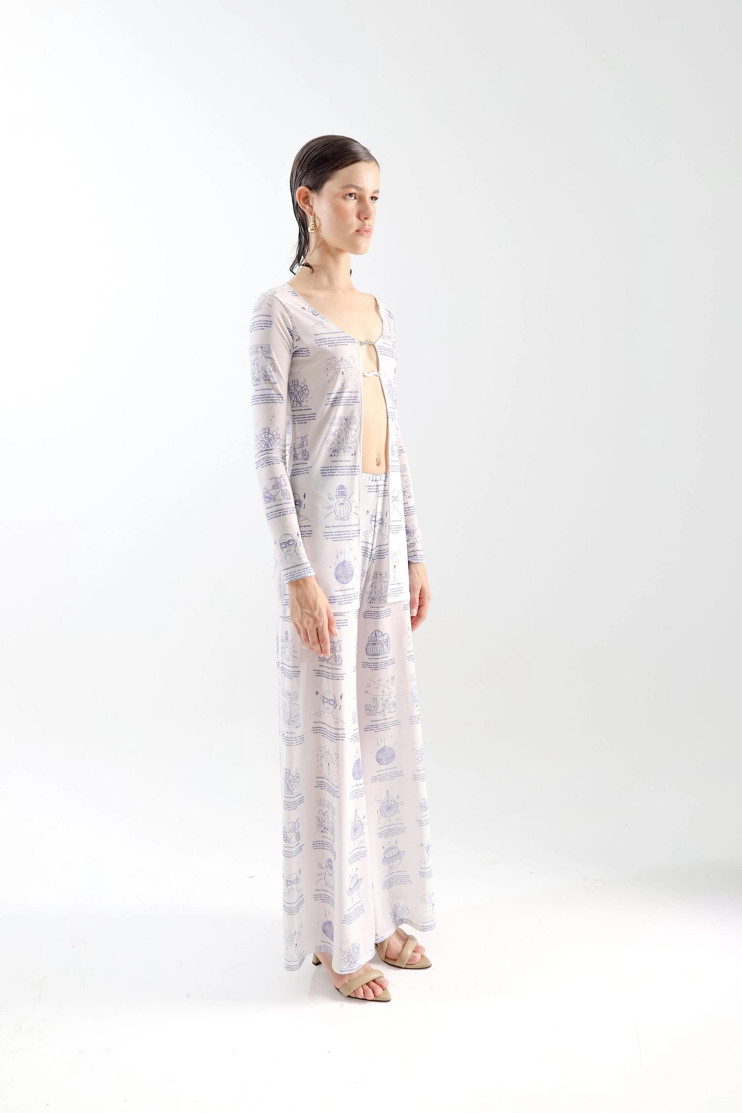 'Patents' Mesh Blouse - imagen 5