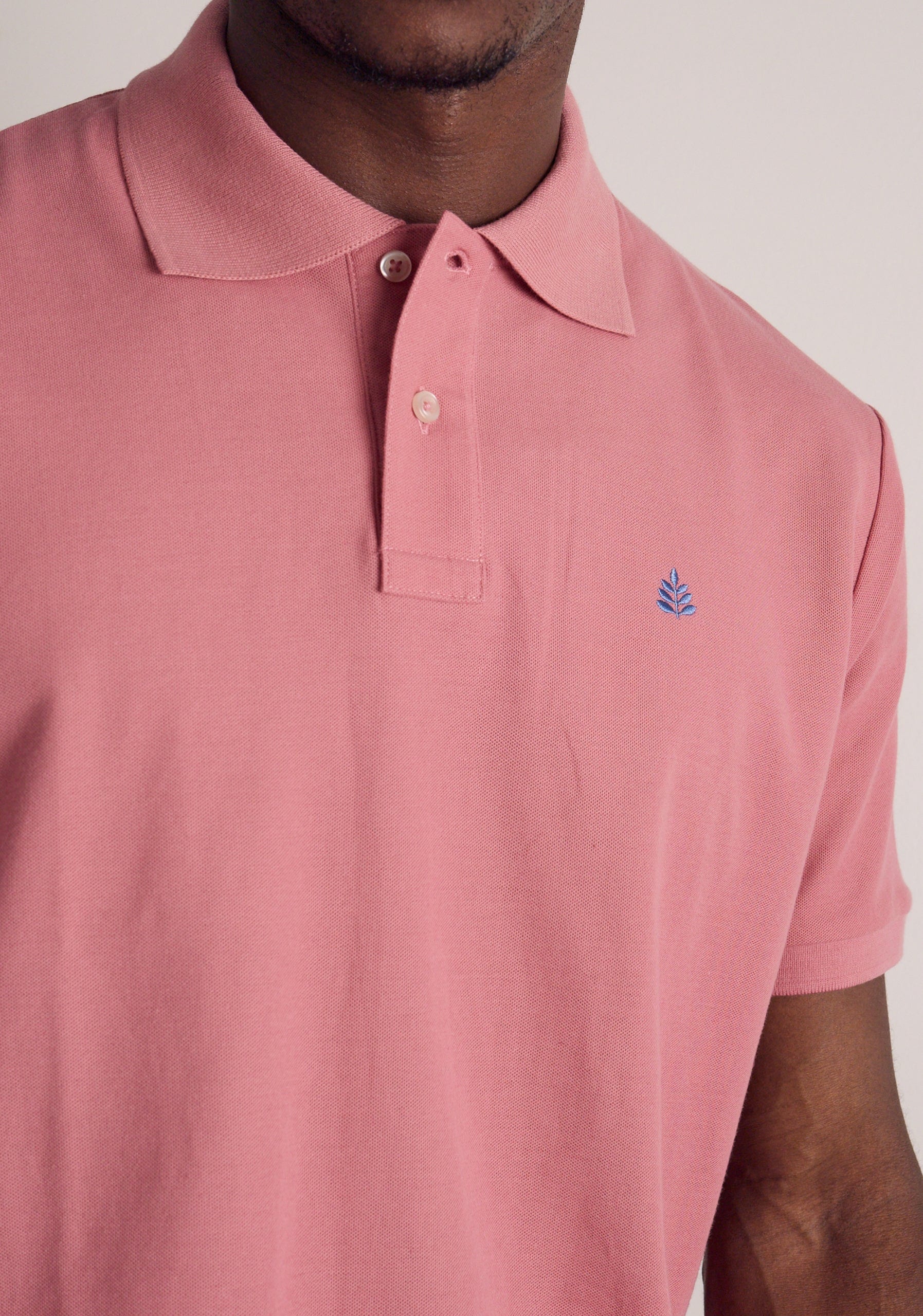 Camiseta Polo H L-Azm Rosado Med - imagen 4