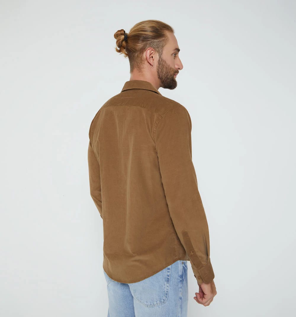 Camisa para hombre  con tela corduroy - imagen 9