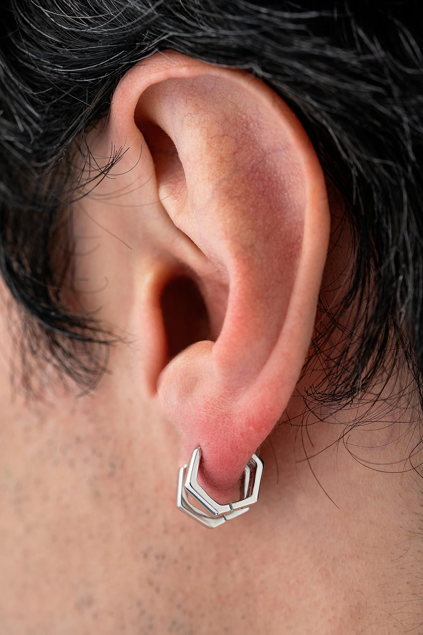 P11  | ARETES EN PLATA LEY 925 - imagen 2