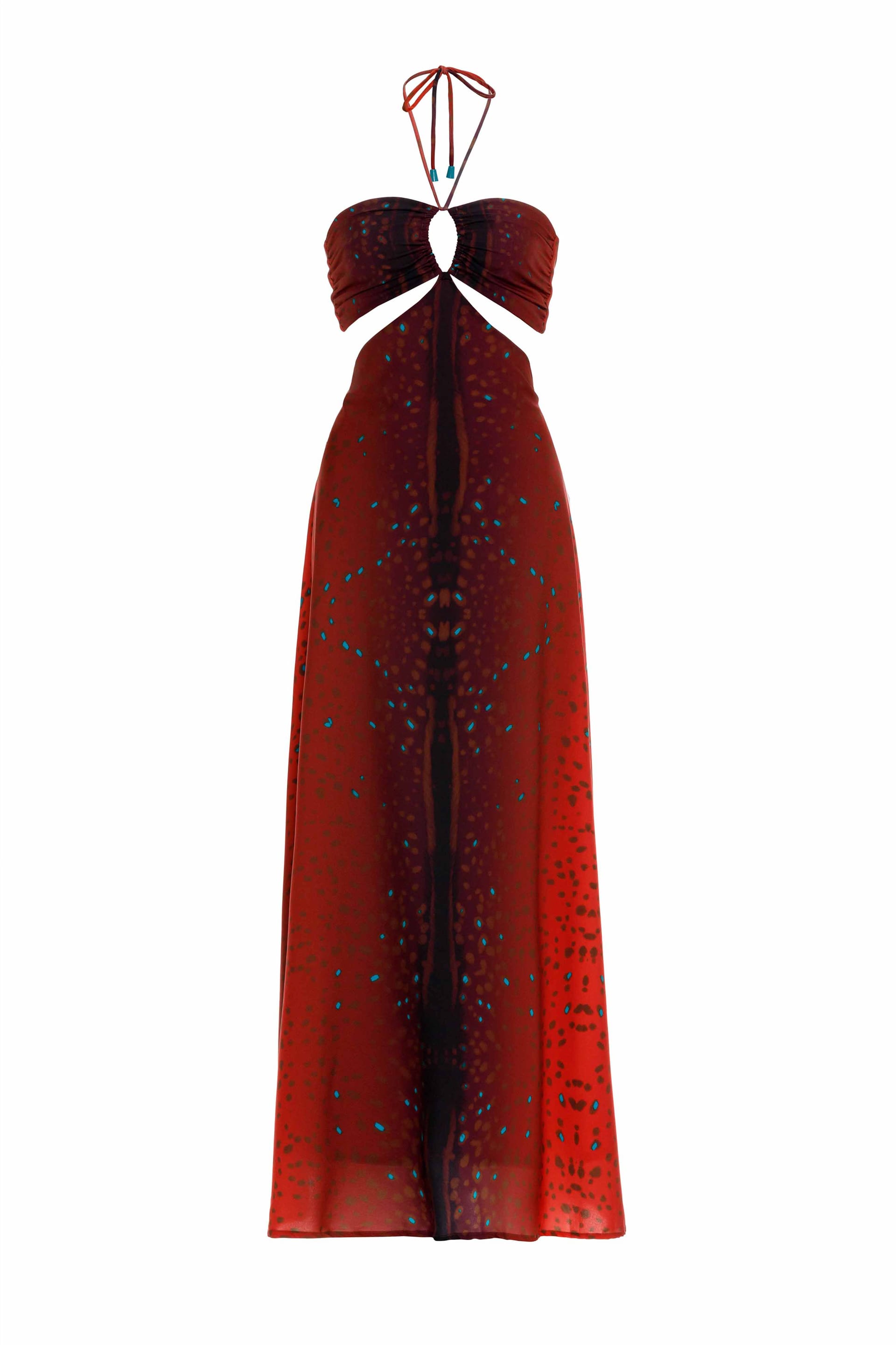 Vestido Largo Brisa Bambi Rojo - imagen 1