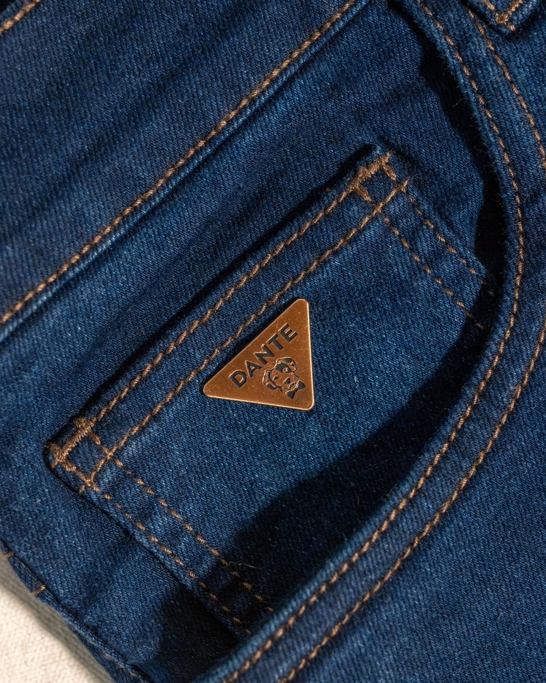 Jean Elastico Azul Oscuro Clasico Vintage - imagen 6