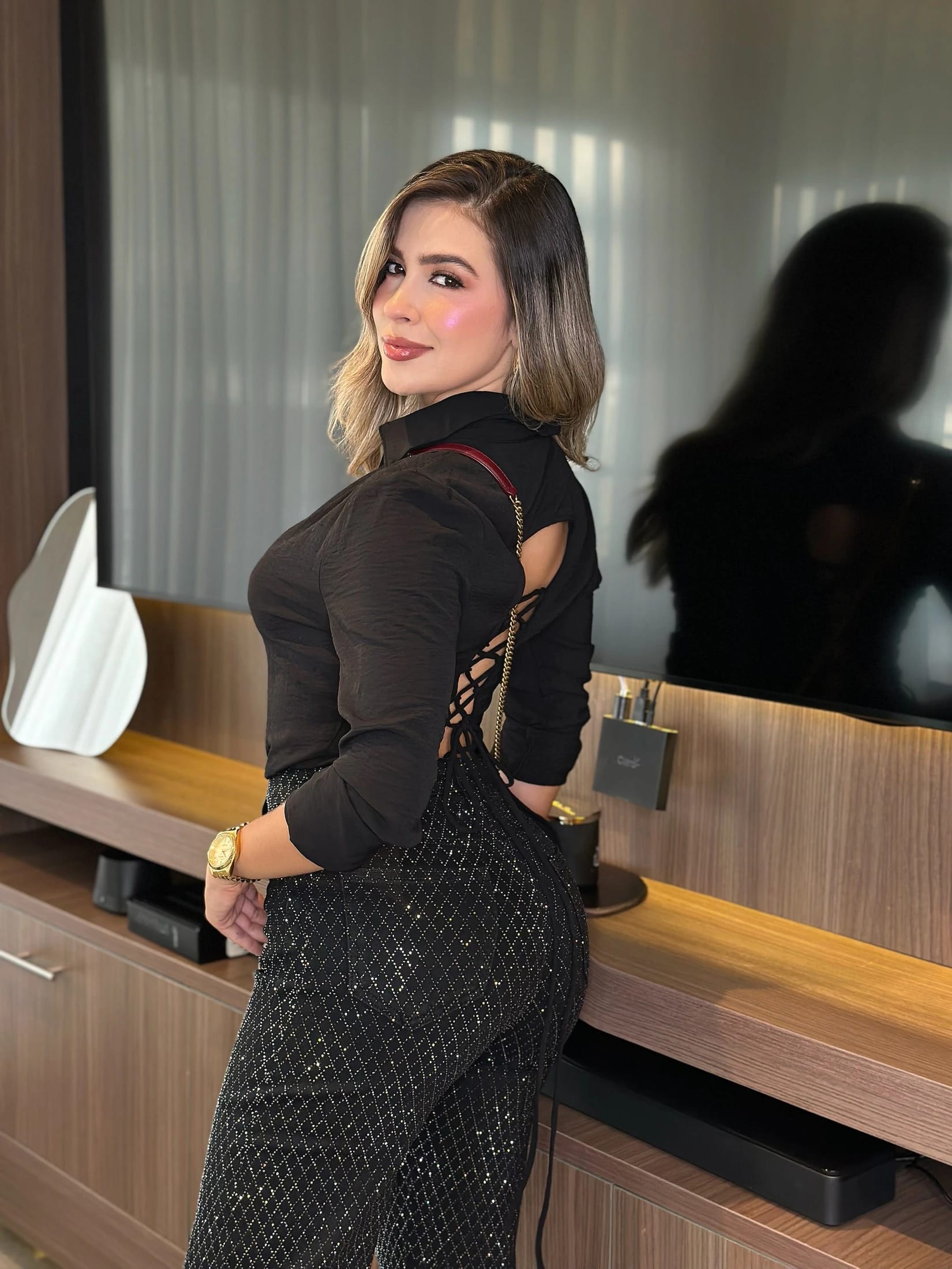 BLUSA ARIA NEGRO - imagen 2