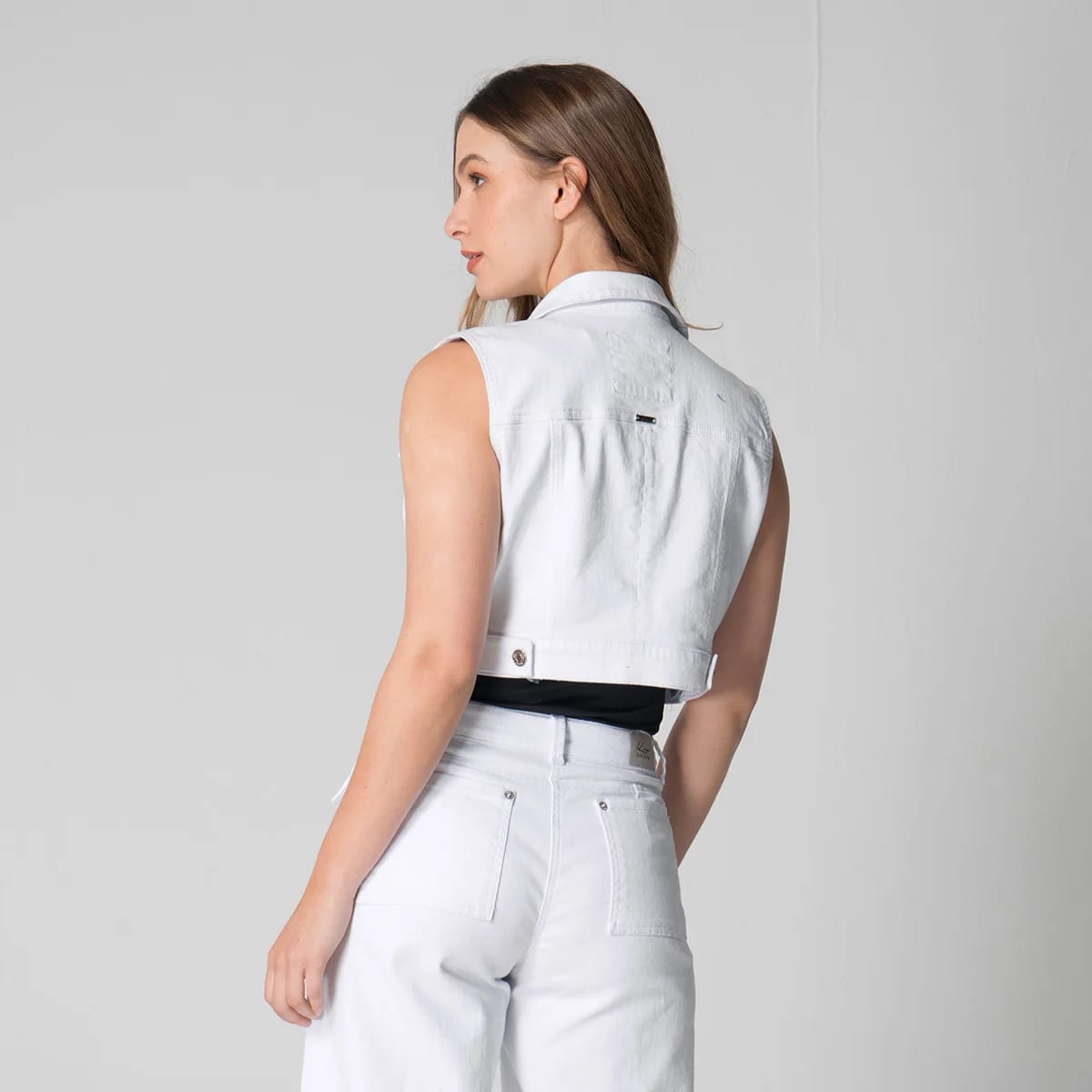 Chaleco Denim Slim Villana - imagen 4
